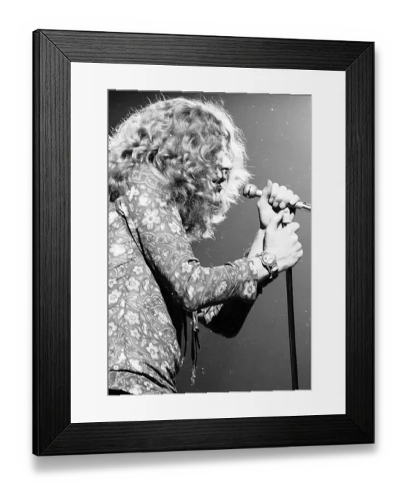 Framed Print : Led Zeppelin Performing Framed Print : Led Zeppelin Performing