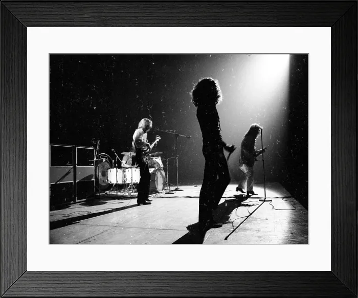 Framed Print : Led Zeppelin Performs In 1972 Framed Print : Led Zeppelin Performs In 1972