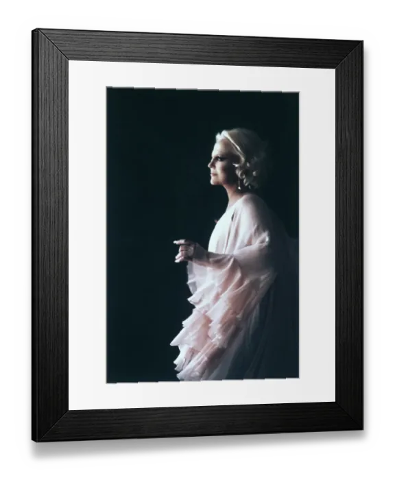 Framed Print : Peggy Lee Performing