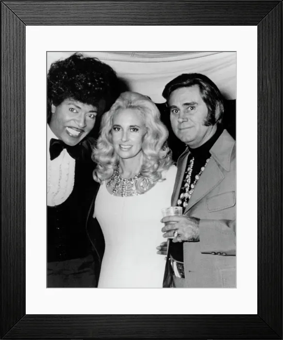 Framed Print : Little Richard With Country Star Couple Framed Print : Little Richard With Country Star Couple
