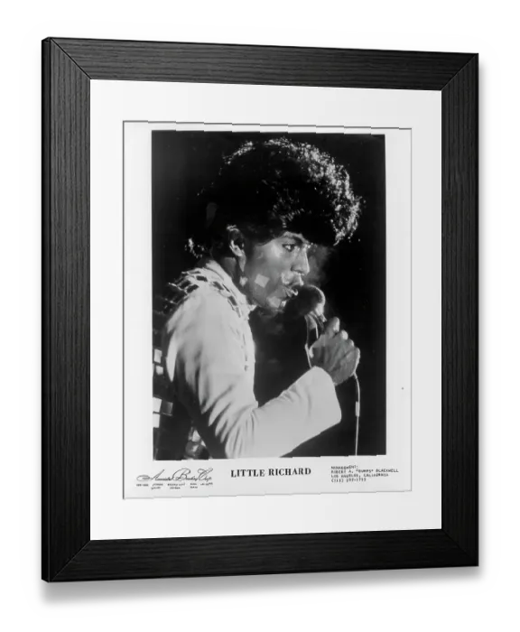 Framed Print : Little Richard Performing Framed Print : Little Richard Performing