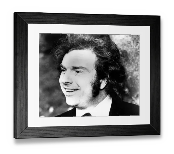 Framed Print : Portrait. CIRCA 1972: Rock and Roll singer Van Morrison poses for a publicity Framed Print : Portrait. CIRCA 1972: Rock and Roll singer Van Morrison poses for a publicity
