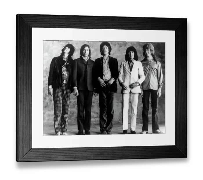 Framed Print : Rolling Stones Portrait Framed Print : Rolling Stones Portrait