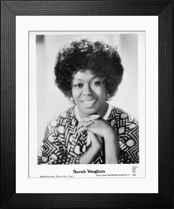 Framed Print : Sarah Vaughan Portrait Session Framed Print : Sarah Vaughan Portrait Session