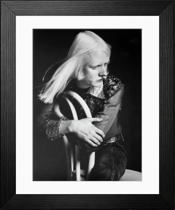 Framed Print : Edgar Winter Portrait Session Framed Print : Edgar Winter Portrait Session