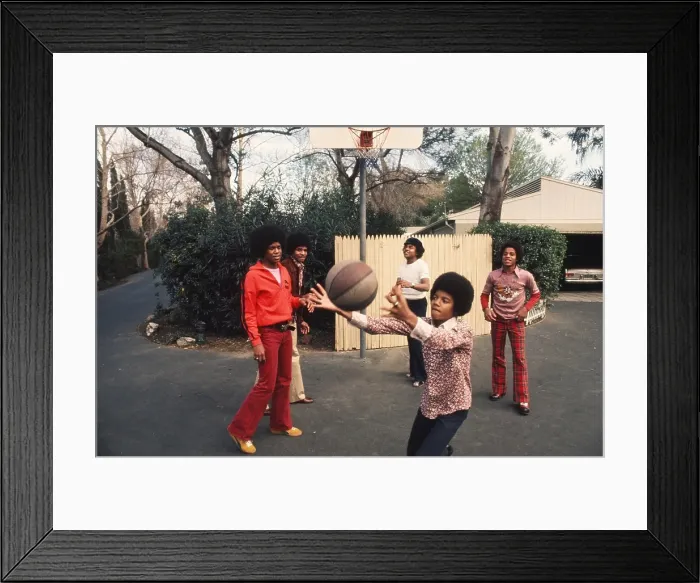 Framed Print : The Jackson 5 Play Ball