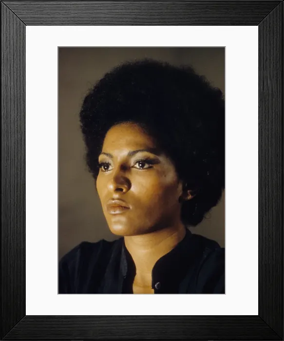 Framed Print : Pam Grier Portrait Session