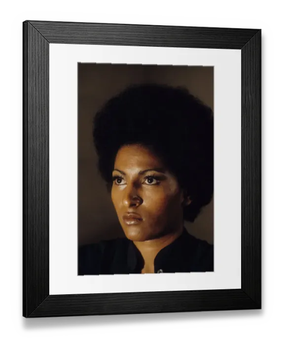 Framed Print : Pam Grier Portrait Session