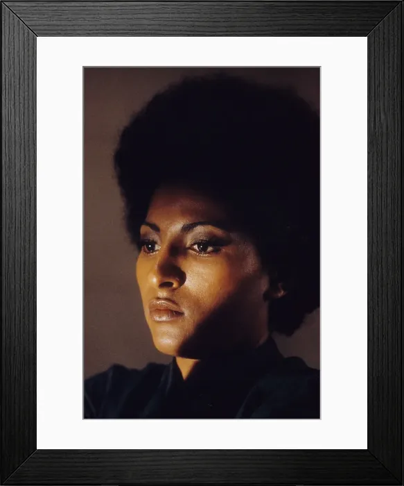 Framed Print : Pam Grier Portrait Session
