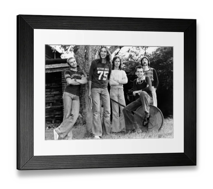 Framed Print : Prog-Rock Group Genesis Portrait Framed Print : Prog-Rock Group Genesis Portrait