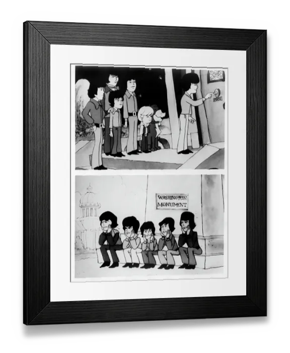 Framed Print : The Osmonds Cartoon Framed Print : The Osmonds Cartoon