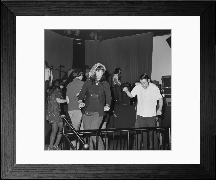 Framed Print : Dancers At Los Angeles Night Club