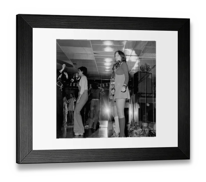 Framed Print : Dancers At Los Angeles Night Club