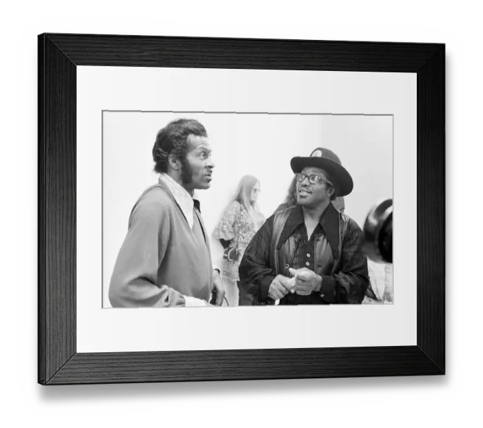 Framed Print : Bo Diddley & Chuck Berry Let The Good Times Roll Framed Print : Bo Diddley & Chuck Berry Let The Good Times Roll