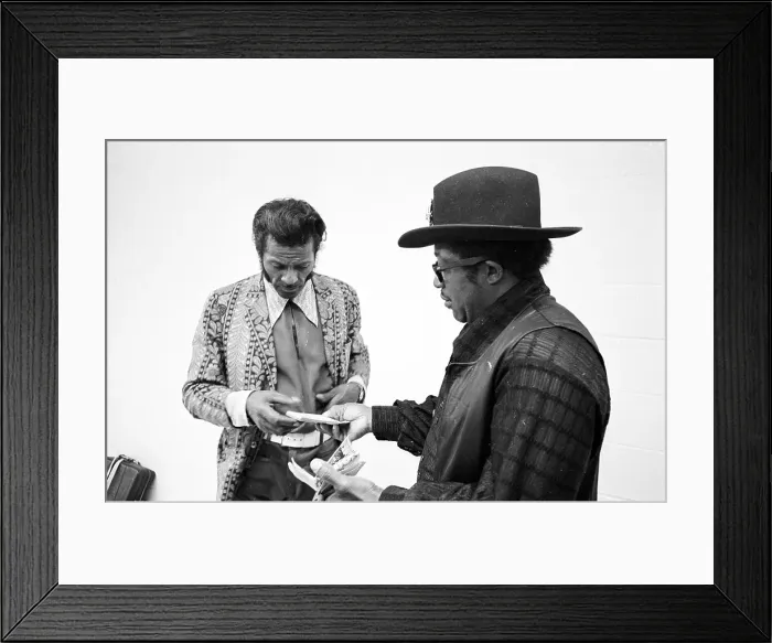 Framed Print : Bo Diddley & Chuck Berry Let The Good Times Roll