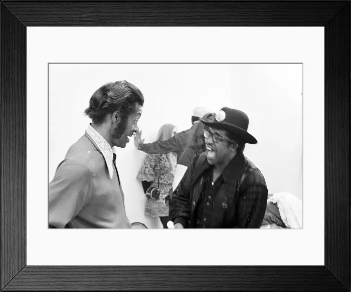 Framed Print : Bo Diddley & Chuck Berry Let The Good Times Roll
