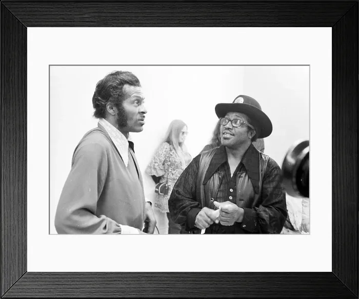 Framed Print : Bo Diddley & Chuck Berry Let The Good Times Roll Framed Print : Bo Diddley & Chuck Berry Let The Good Times Roll