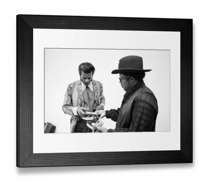 Framed Print : Bo Diddley & Chuck Berry Let The Good Times Roll