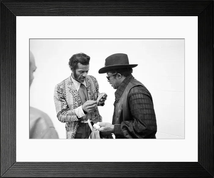 Framed Print : Bo Diddley & Chuck Berry Let The Good Times Roll