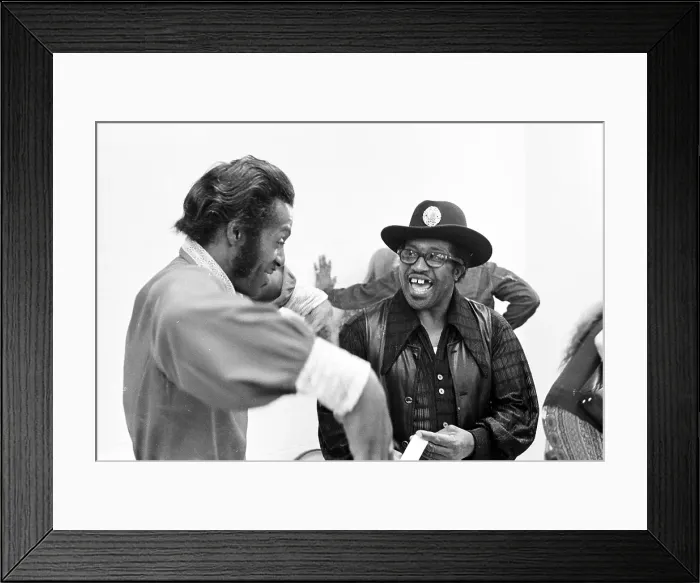 Framed Print : Bo Diddley & Chuck Berry Let The Good Times Roll Framed Print : Bo Diddley & Chuck Berry Let The Good Times Roll
