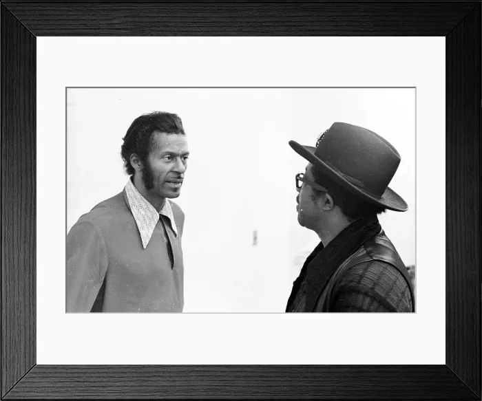 Framed Print : Bo Diddley & Chuck Berry Let The Good Times Roll Framed Print : Bo Diddley & Chuck Berry Let The Good Times Roll
