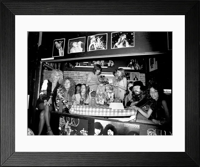 Framed Print : Led Zeppelin At Rodney's English Disco Framed Print : Led Zeppelin At Rodney's English Disco