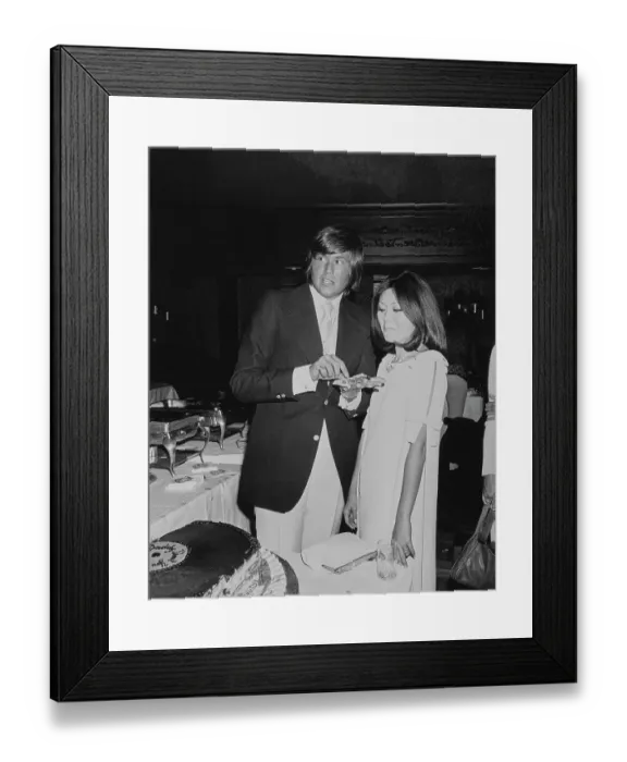 Framed Print : Wayne Newton & Elaine Okamura