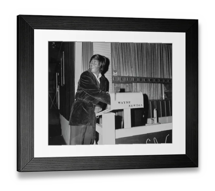 Framed Print : Wayne Newton, American Singer & Actor