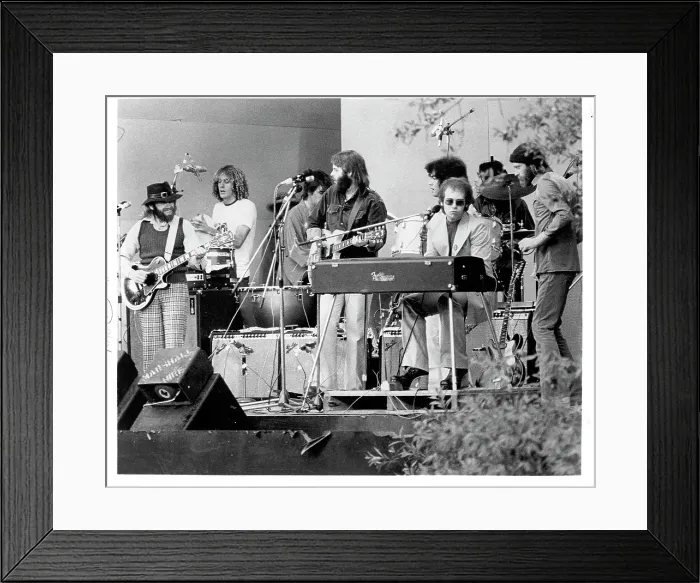 Framed Print : Beach Boys With Elton John Framed Print : Beach Boys With Elton John