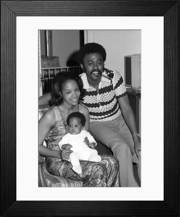 Framed Print : Johnnie Taylor Portrait Session