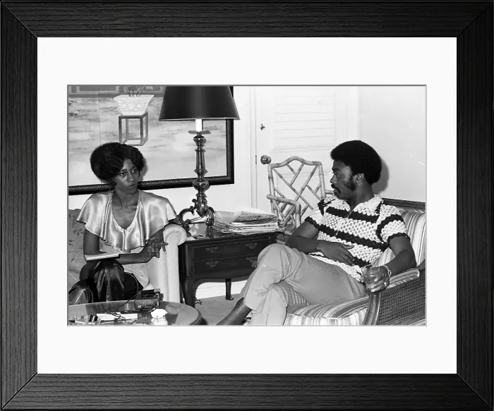 Framed Print : Johnnie Taylor Interview Framed Print : Johnnie Taylor Interview