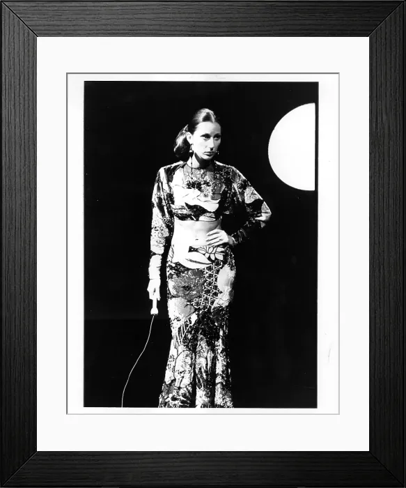Framed Print : Cher Performing Framed Print : Cher Performing