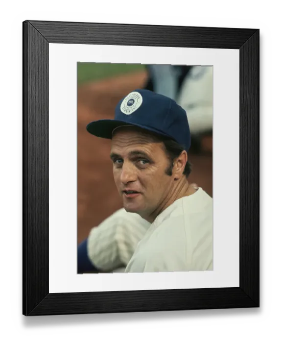 Framed Print : Bob Newhart - Baseball Framed Print : Bob Newhart - Baseball