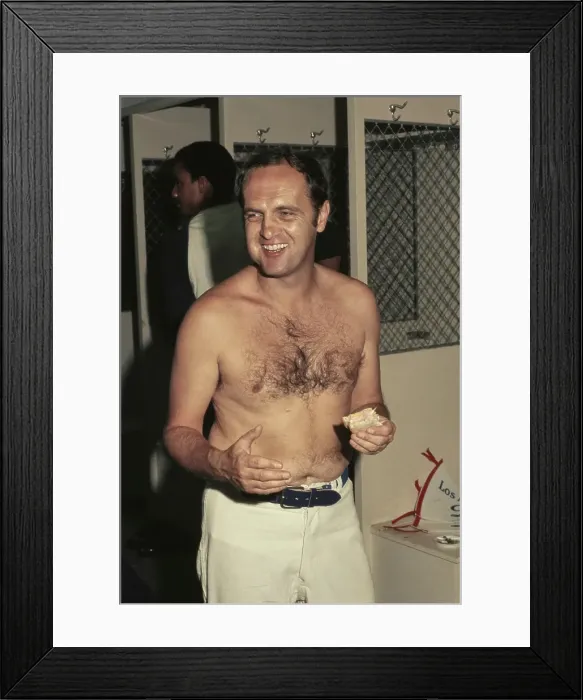 Framed Print : Bob Newhart Prepares For Baseball Framed Print : Bob Newhart Prepares For Baseball