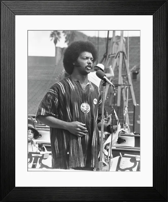 Framed Print : Jesse Jackson At Wattstax Framed Print : Jesse Jackson At Wattstax
