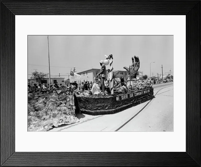 Framed Print : 1972 Watts Summer Festival - Parade Framed Print : 1972 Watts Summer Festival - Parade