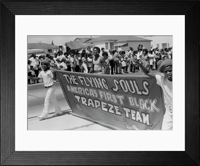Framed Print : 1972 Watts Summer Festival - Parade