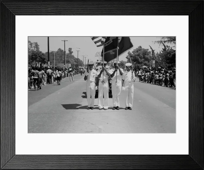 Framed Print : 1972 Watts Summer Festival - Parade Framed Print : 1972 Watts Summer Festival - Parade
