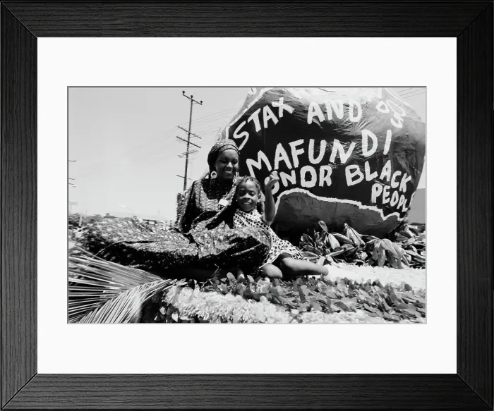 Framed Print : 1972 Watts Summer Festival - Parade Framed Print : 1972 Watts Summer Festival - Parade