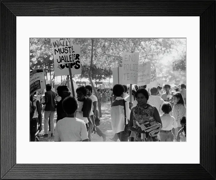 Framed Print : 1972 Watts Summer Festival - Protest Framed Print : 1972 Watts Summer Festival - Protest