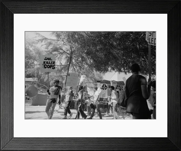 Framed Print : 1972 Watts Summer Festival - Protest Framed Print : 1972 Watts Summer Festival - Protest