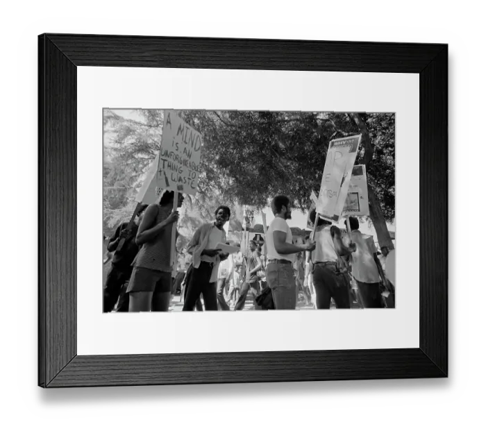 Framed Print : 1972 Watts Summer Festival - Protest Framed Print : 1972 Watts Summer Festival - Protest