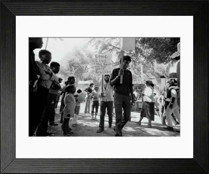 Framed Print : 1972 Watts Summer Festival - Protest Framed Print : 1972 Watts Summer Festival - Protest