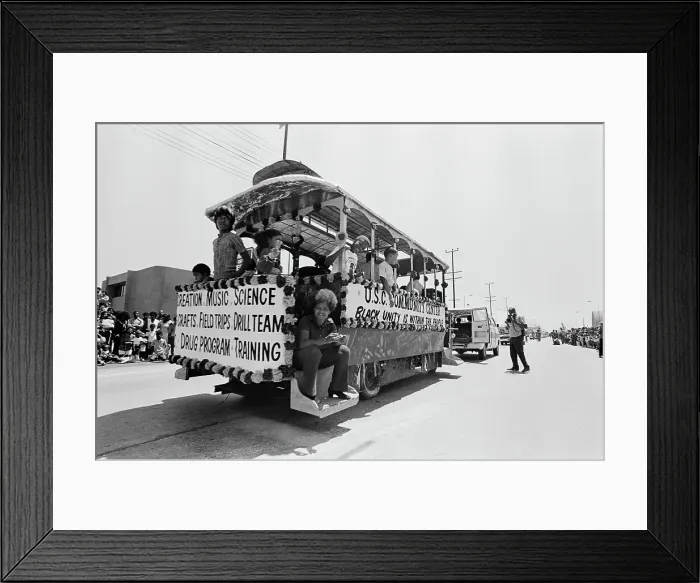 Framed Print : 1972 Watts Summer Festival - Parade Framed Print : 1972 Watts Summer Festival - Parade
