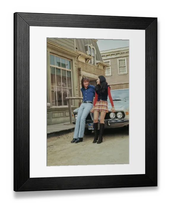 Framed Print : The Seventies Scene Framed Print : The Seventies Scene