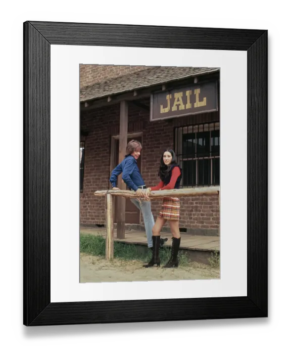 Framed Print : The Seventies Scene