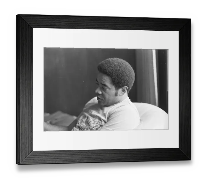Framed Print : Bill Withers Portrait Session In LA