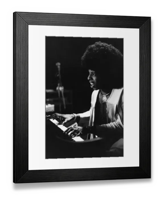 Framed Print : Sly Stone Rehearsing Framed Print : Sly Stone Rehearsing