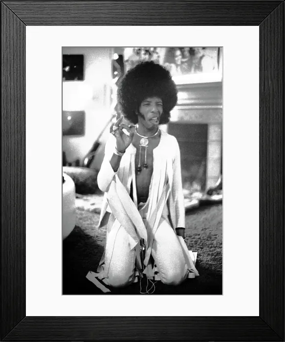 Framed Print : Sly Stone Portrait Session Framed Print : Sly Stone Portrait Session