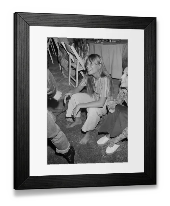 Framed Print : Joni Mitchell Chills
